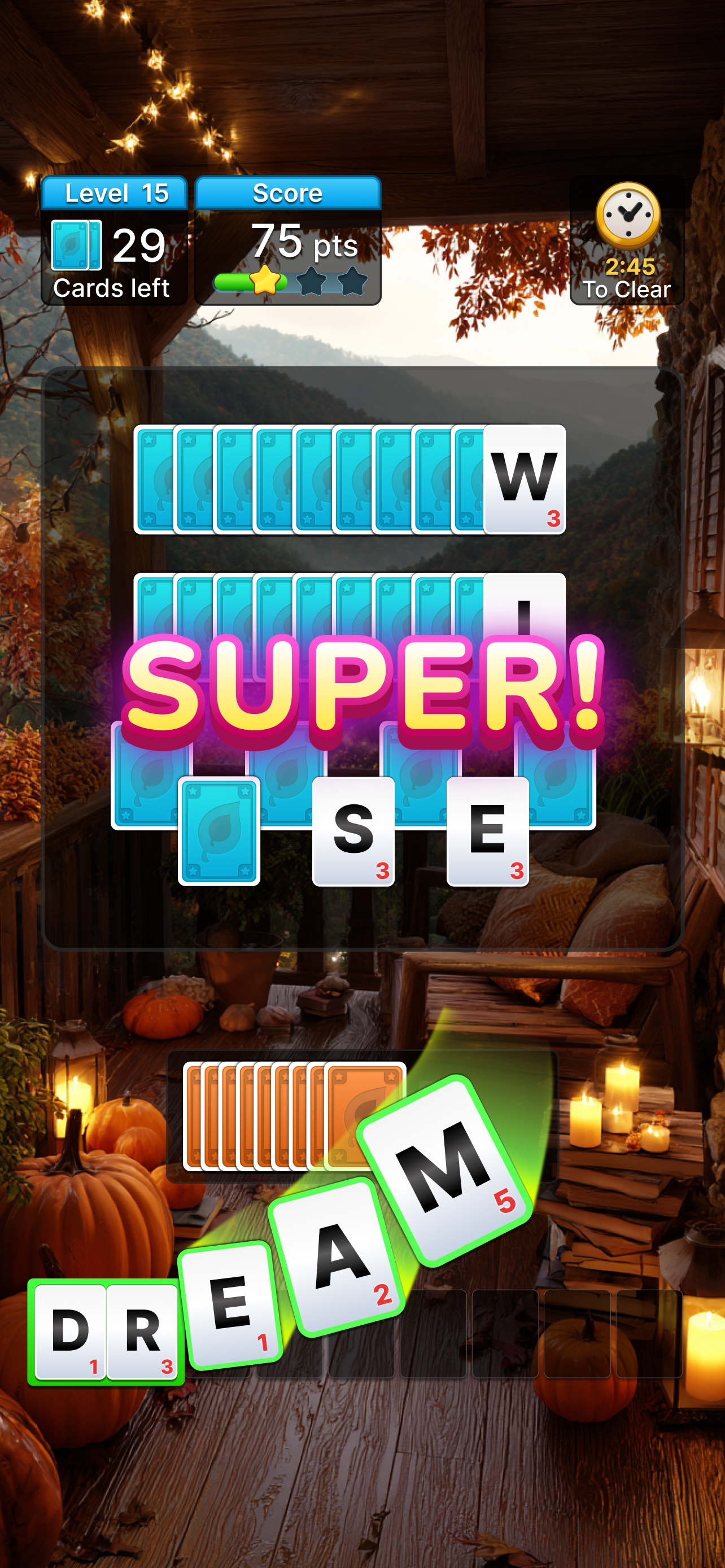 اسکرین شات 4 بازی Word Search Solitaire