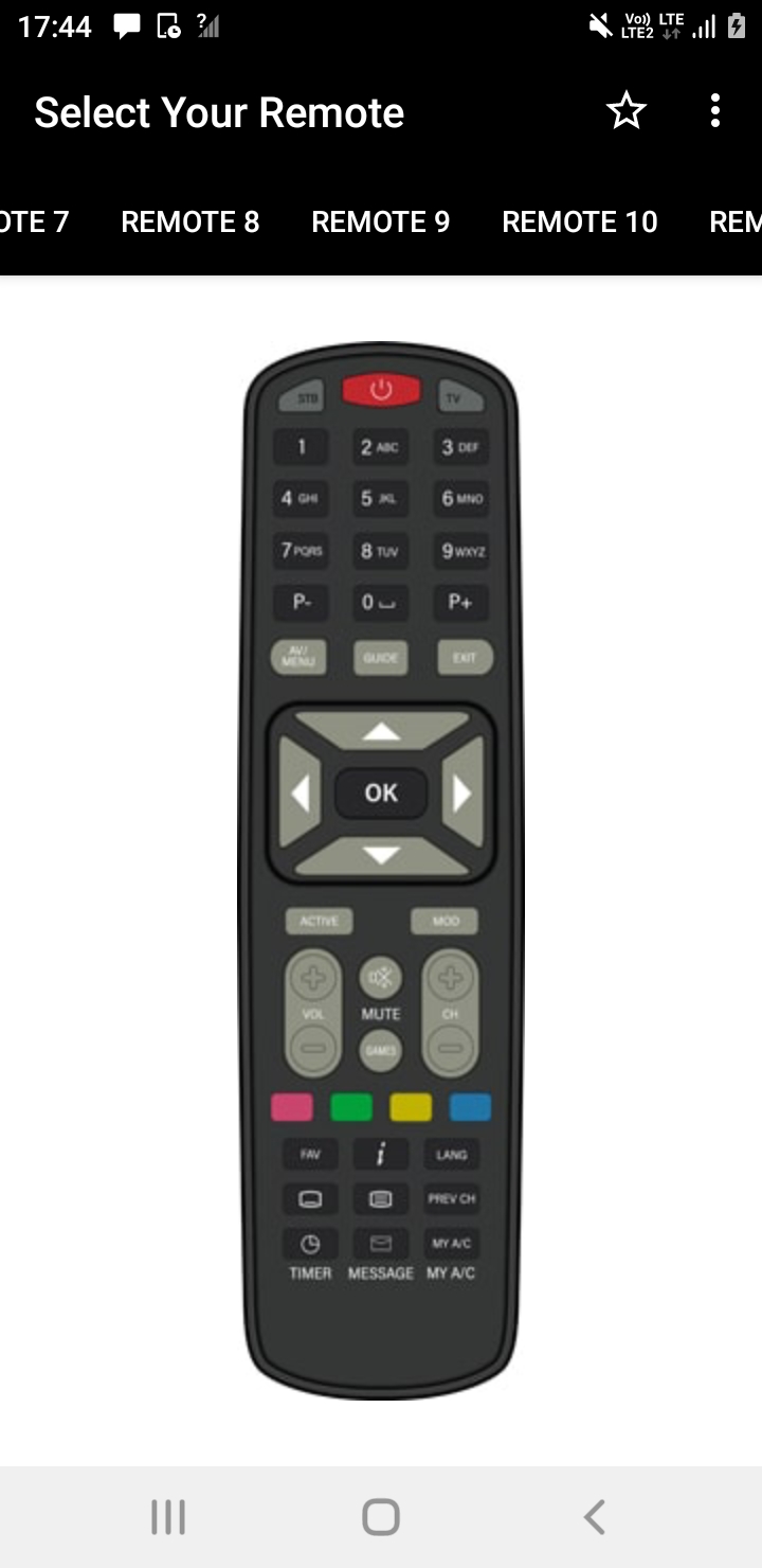 اسکرین شات 8 برنامه Remote Control For Dish TV