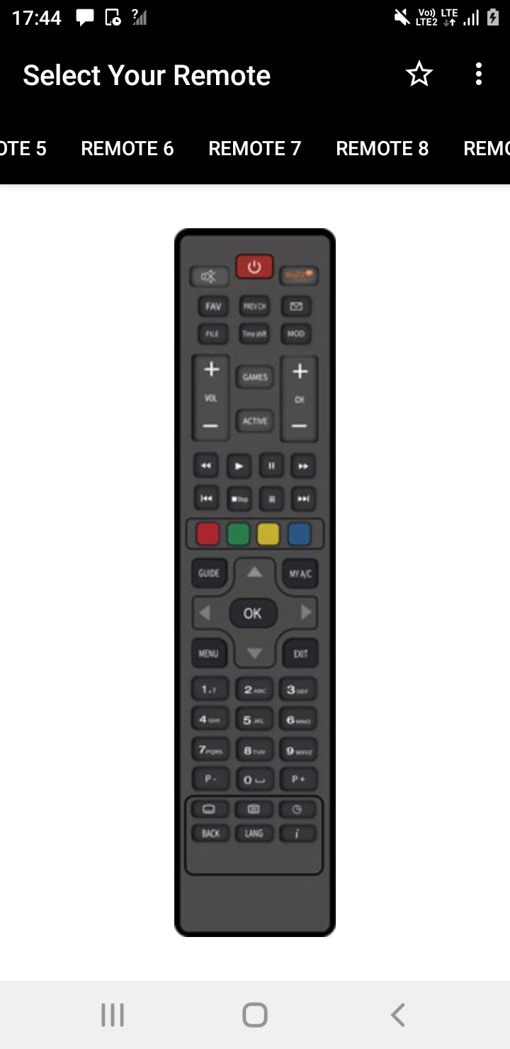 اسکرین شات 6 برنامه Remote Control For Dish TV