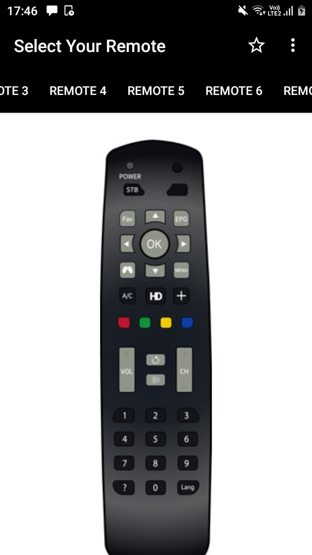 اسکرین شات 5 برنامه Hathway Remote Control