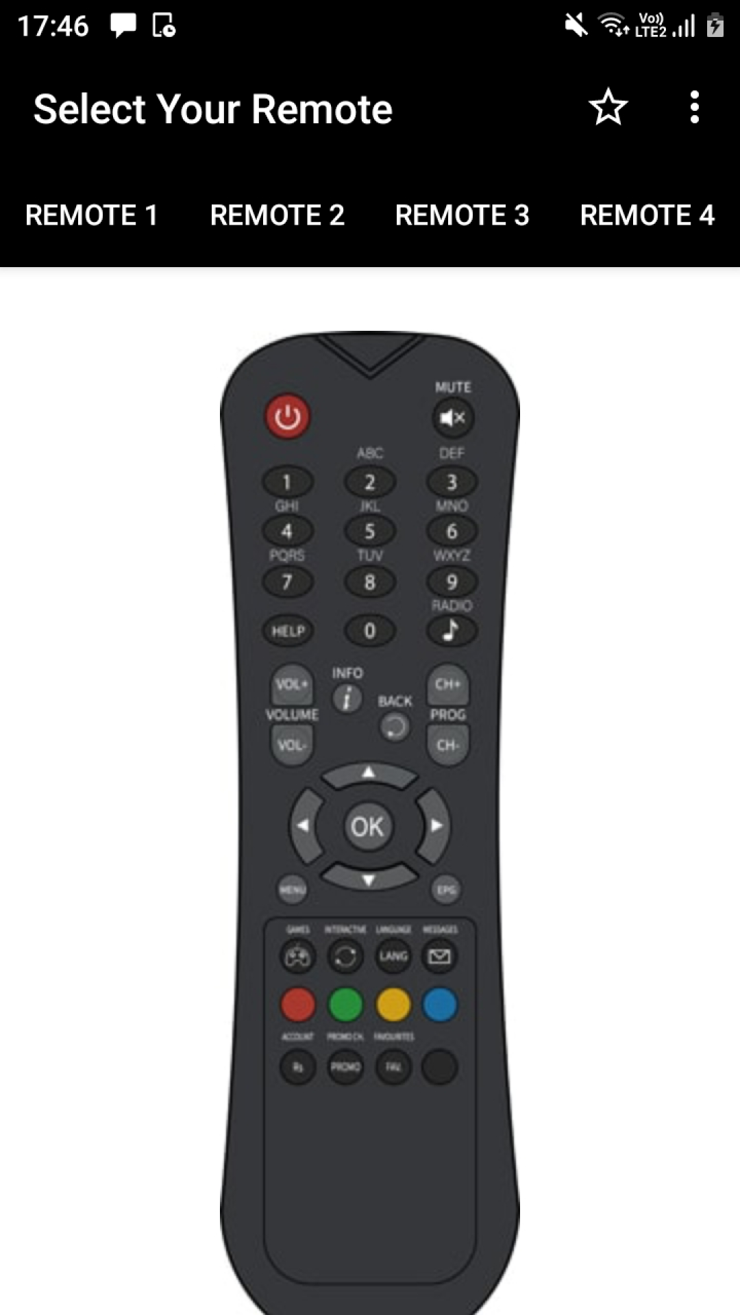 اسکرین شات 2 برنامه Hathway Remote Control