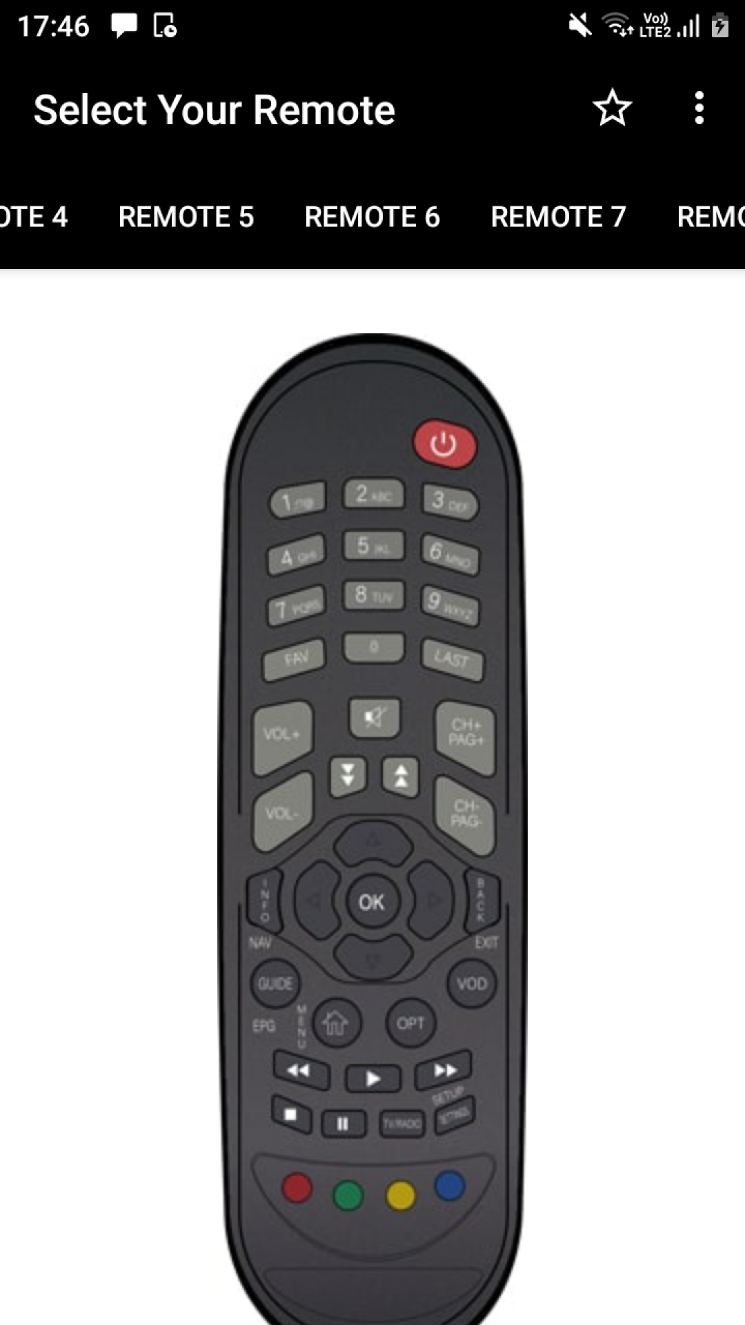 اسکرین شات 6 برنامه Hathway Remote Control