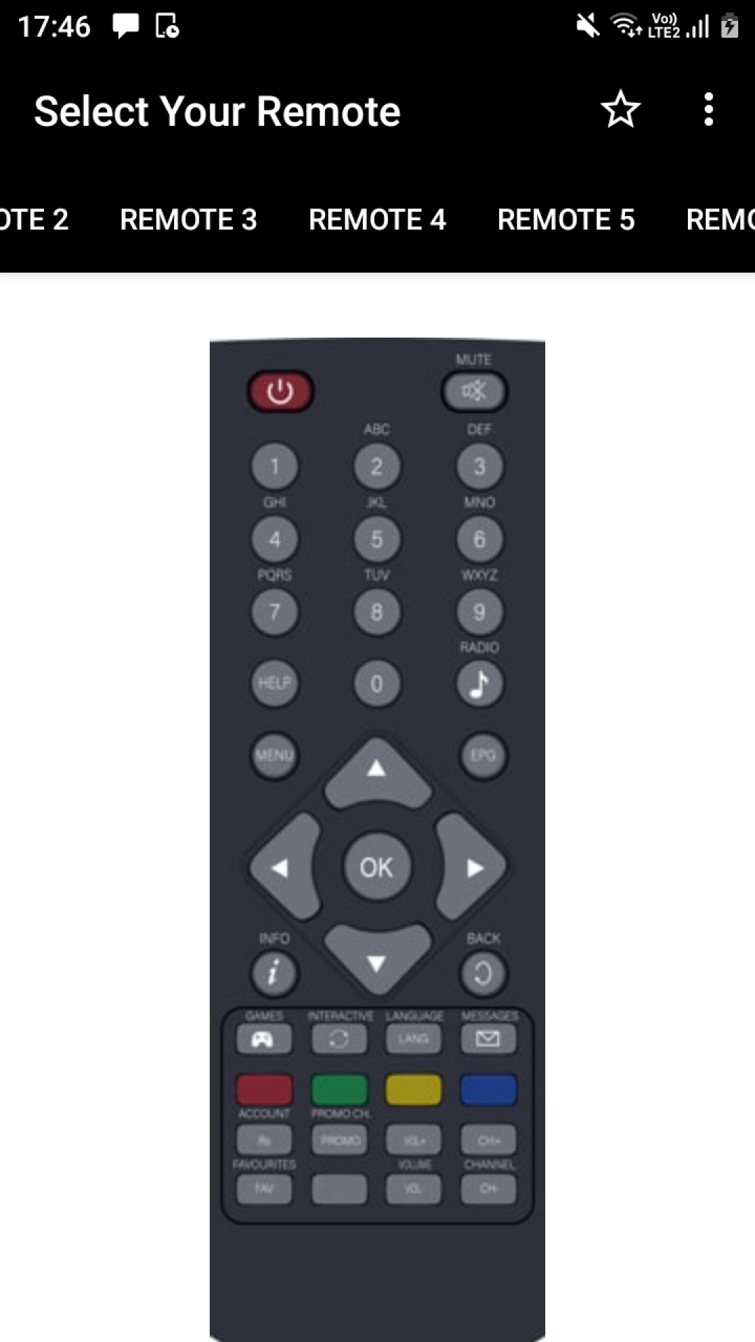 اسکرین شات 4 برنامه Hathway Remote Control