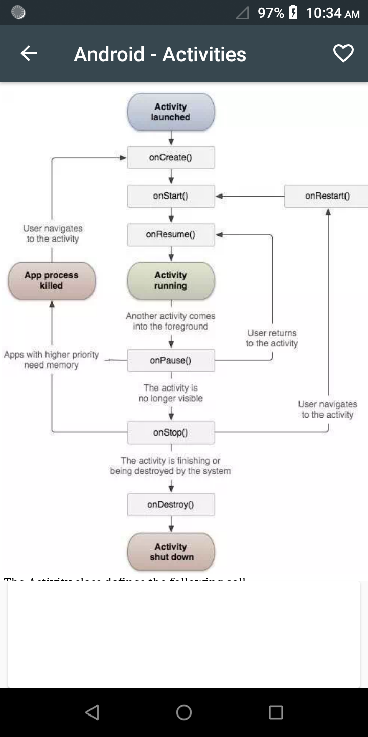 اسکرین شات 2 برنامه Learn - Android Development