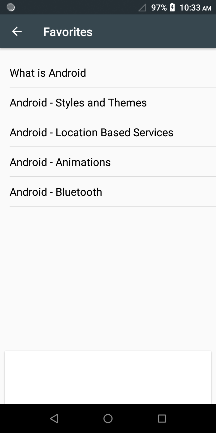 اسکرین شات 3 برنامه Learn - Android Development