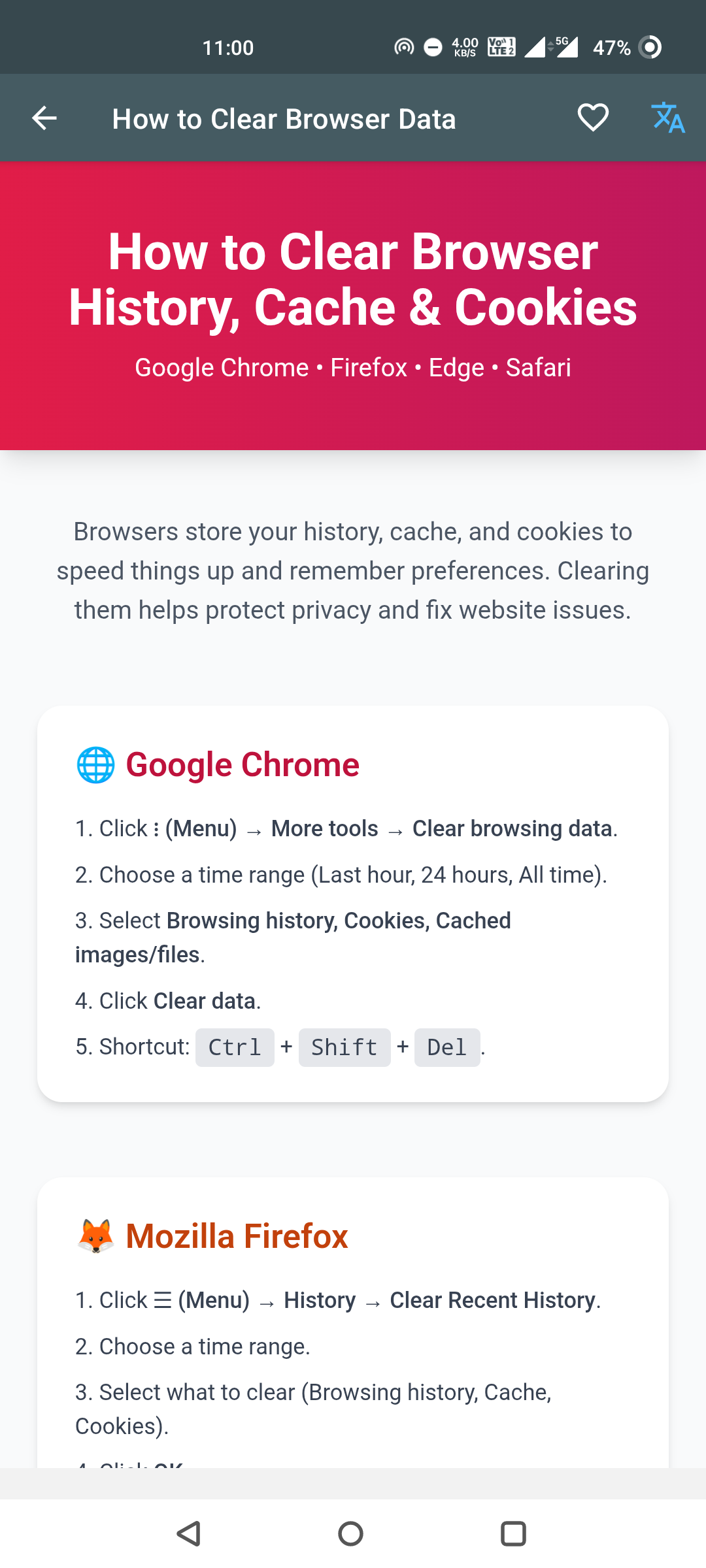 اسکرین شات 5 برنامه Computer Fundamentals