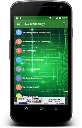 اسکرین شات 4 برنامه 5G Technology