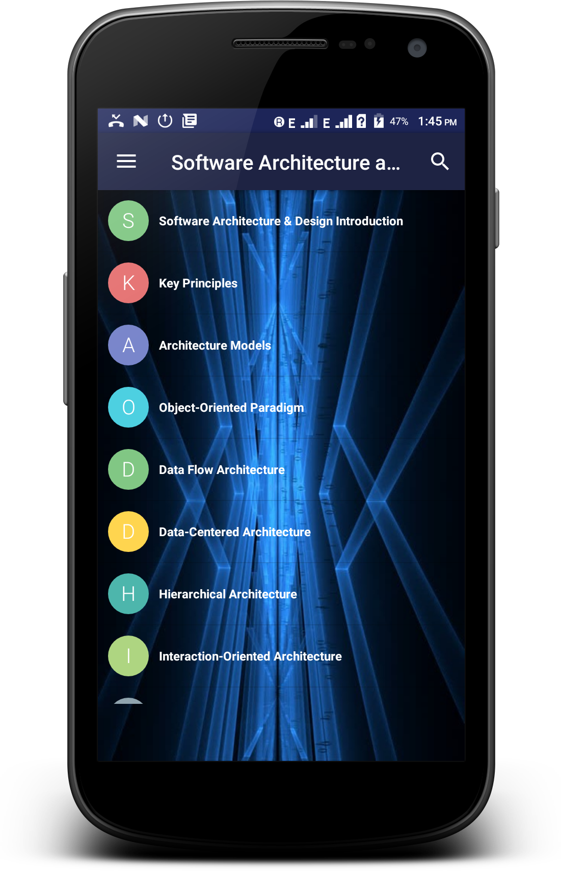 اسکرین شات 1 برنامه Software Architecture & Design