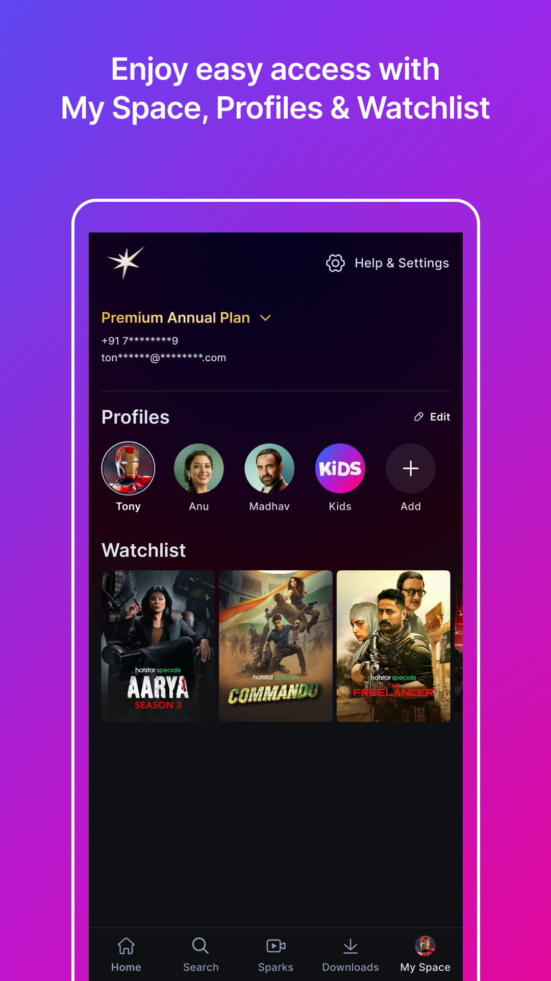 اسکرین شات 4 برنامه JioHotstar
