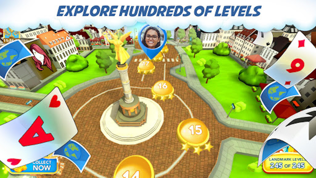اسکرین شات 4 بازی Destination Solitaire TriPeaks