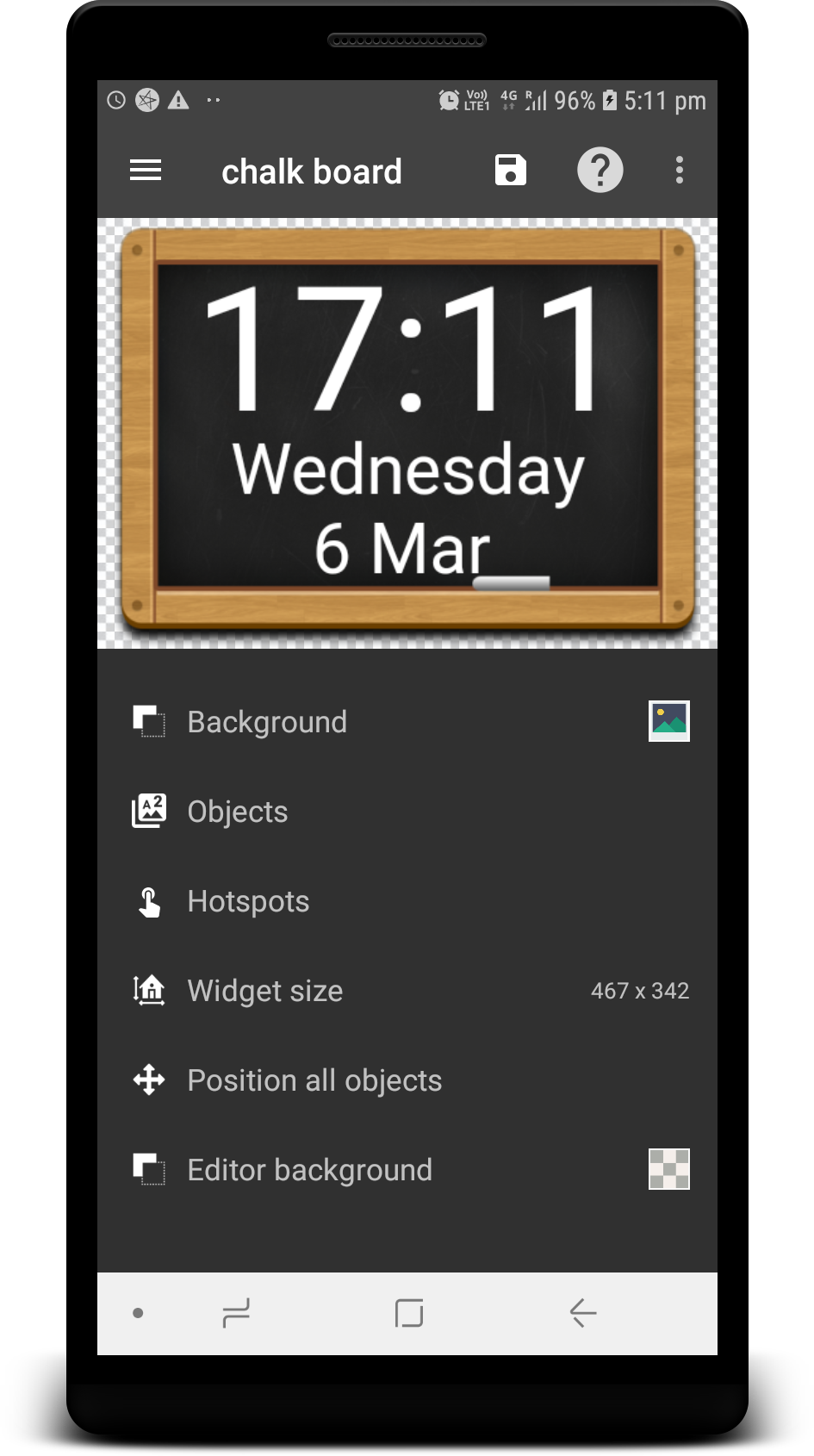 اسکرین شات 2 برنامه UCCW - Ultimate custom widget