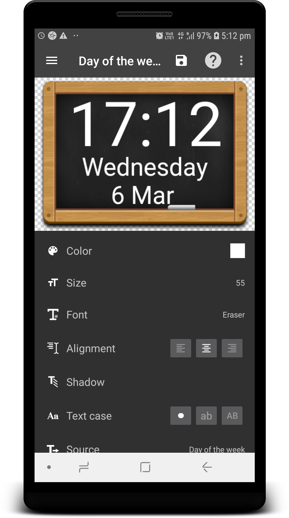 اسکرین شات 3 برنامه UCCW - Ultimate custom widget