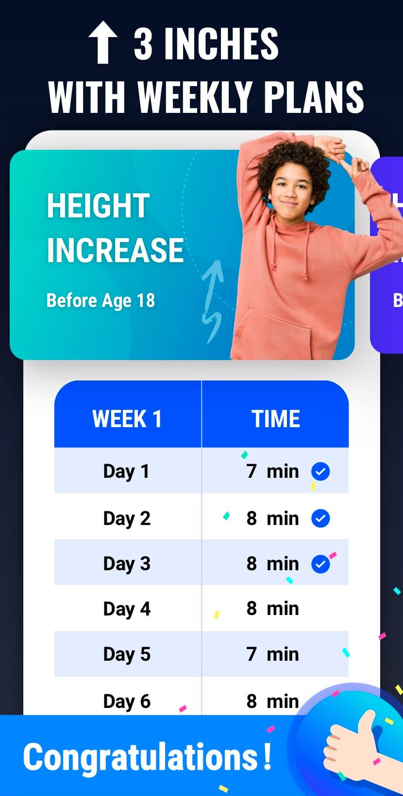 اسکرین شات 5 برنامه Height Increase Workout