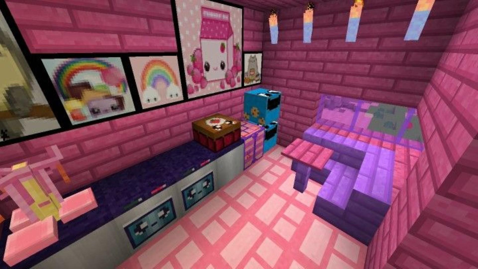 اسکرین شات 2 برنامه Craftsman Pink Mansion