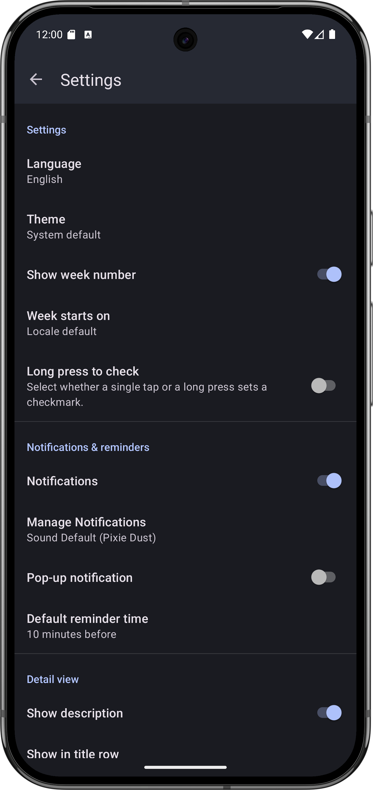 اسکرین شات 8 برنامه Goal & Habit Tracker Calendar