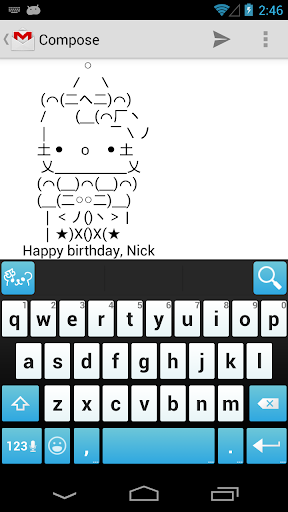 اسکرین شات 7 برنامه Emoticon Keyboard (with Emoji)