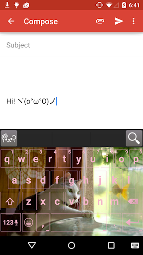 اسکرین شات 2 برنامه Emoticon Keyboard (with Emoji)