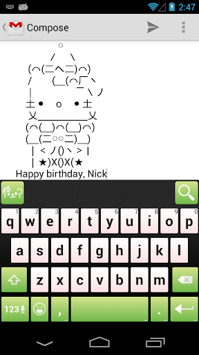 اسکرین شات 8 برنامه Emoticon Keyboard (with Emoji)