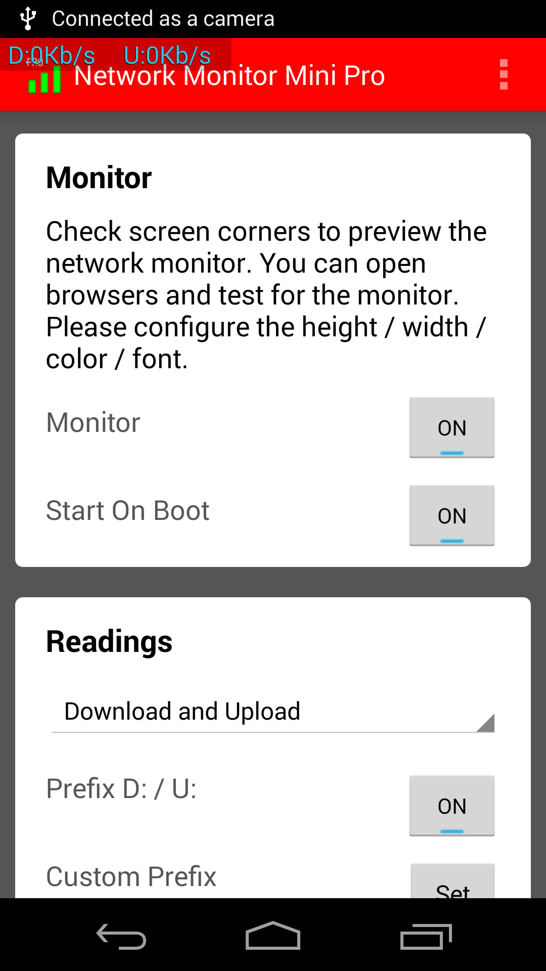 اسکرین شات 5 برنامه Network Monitor Mini