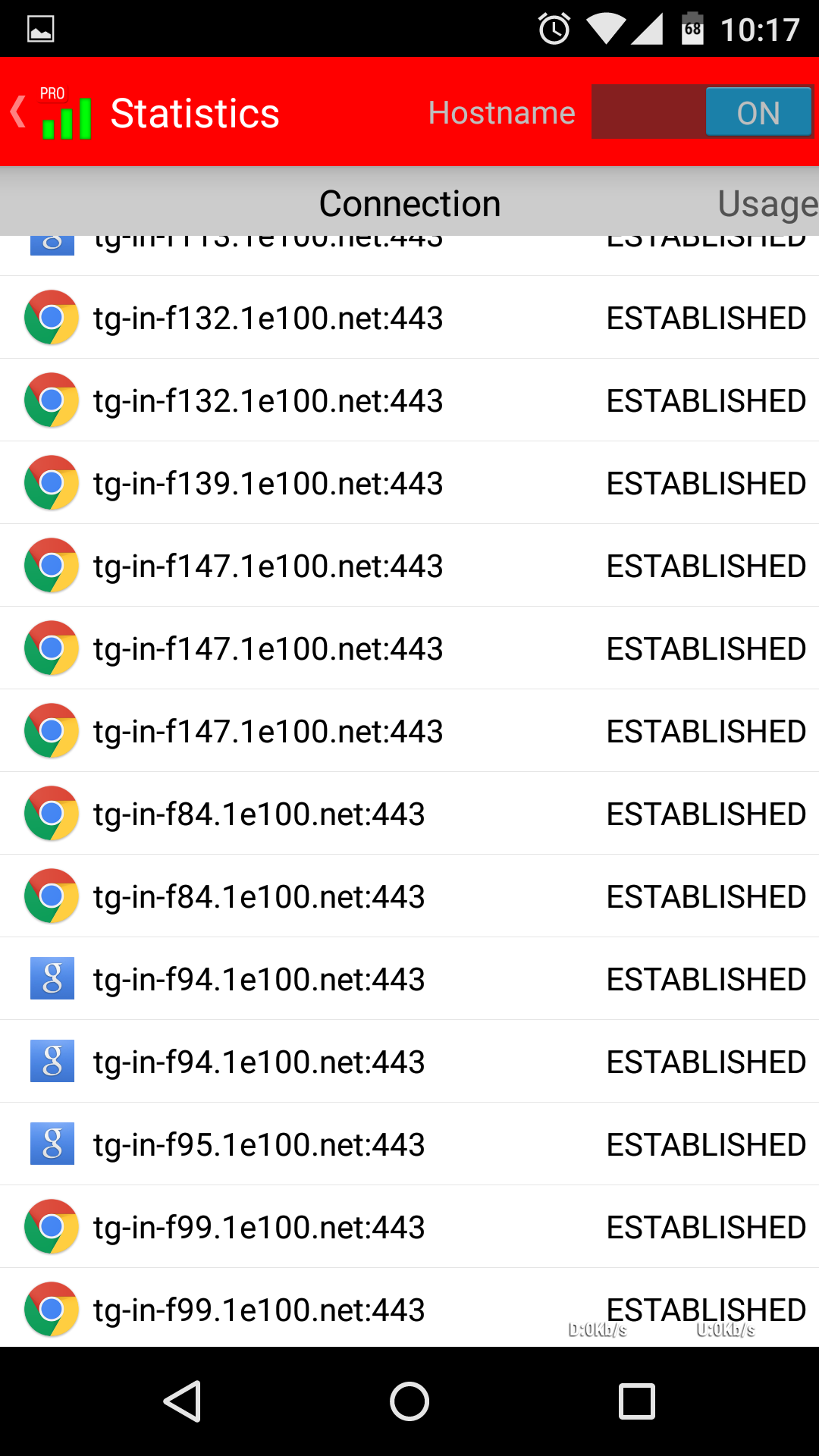 اسکرین شات 4 برنامه Network Monitor Mini