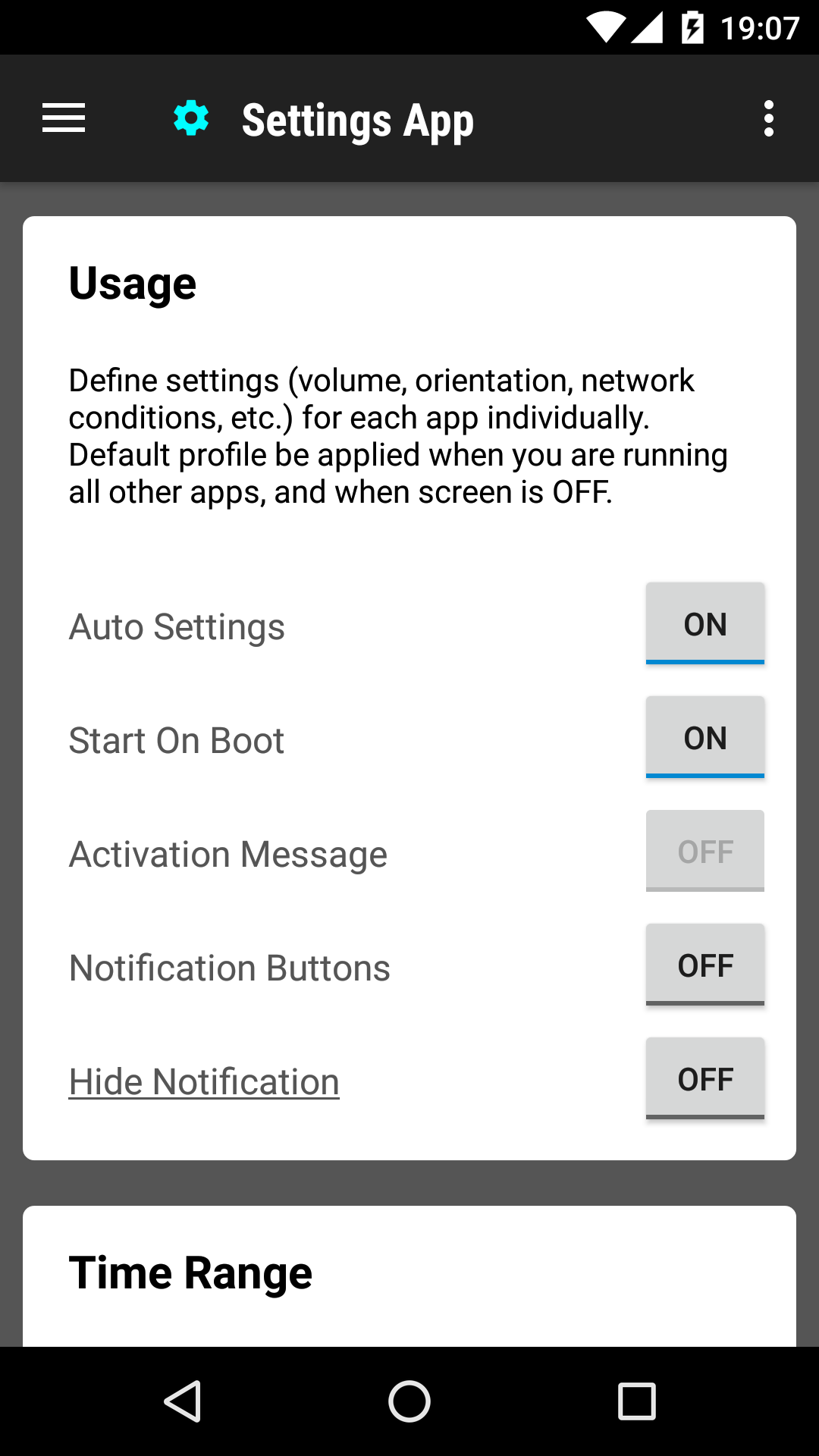 اسکرین شات 1 برنامه Settings App