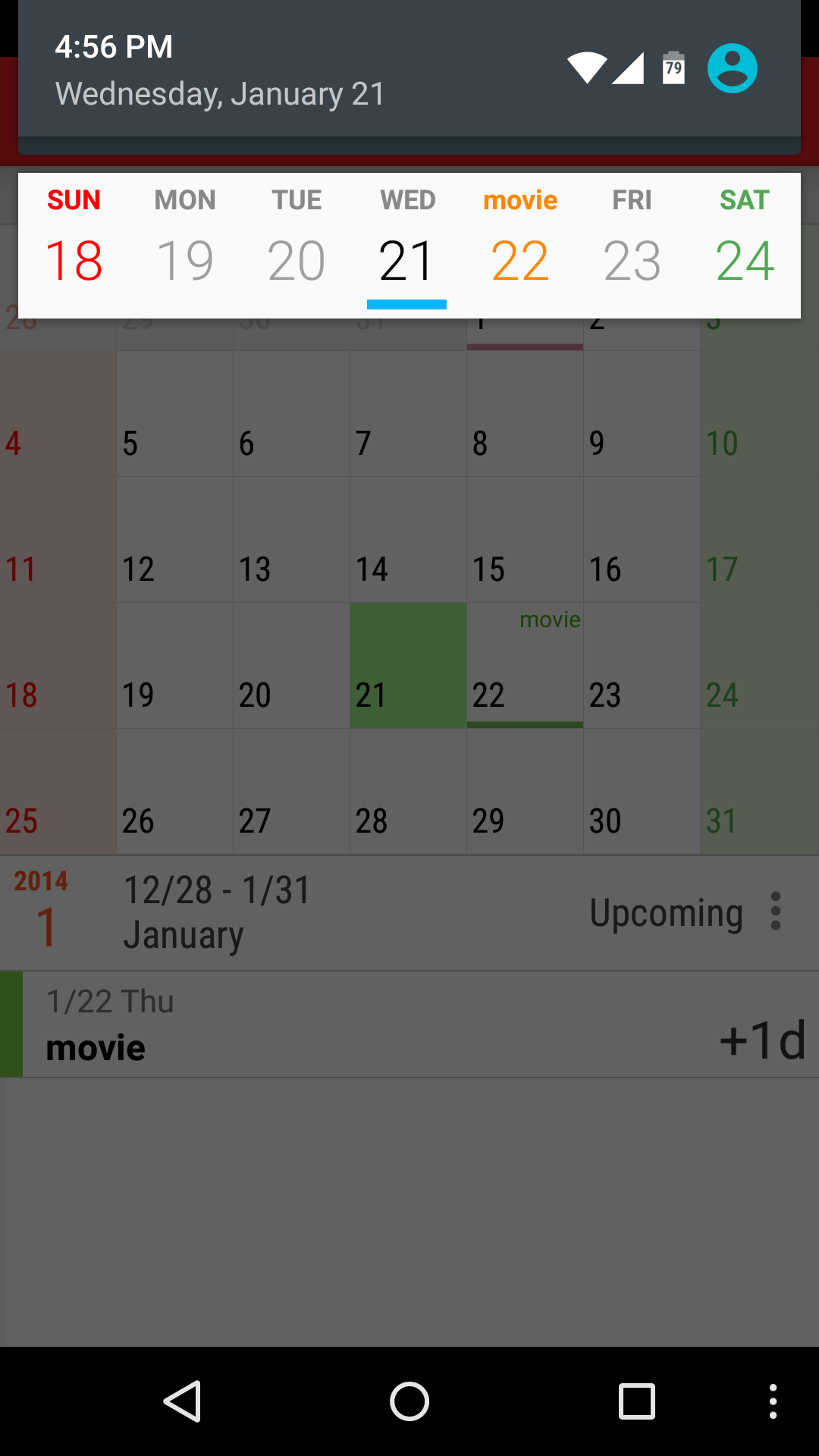 اسکرین شات 5 برنامه Calendar N