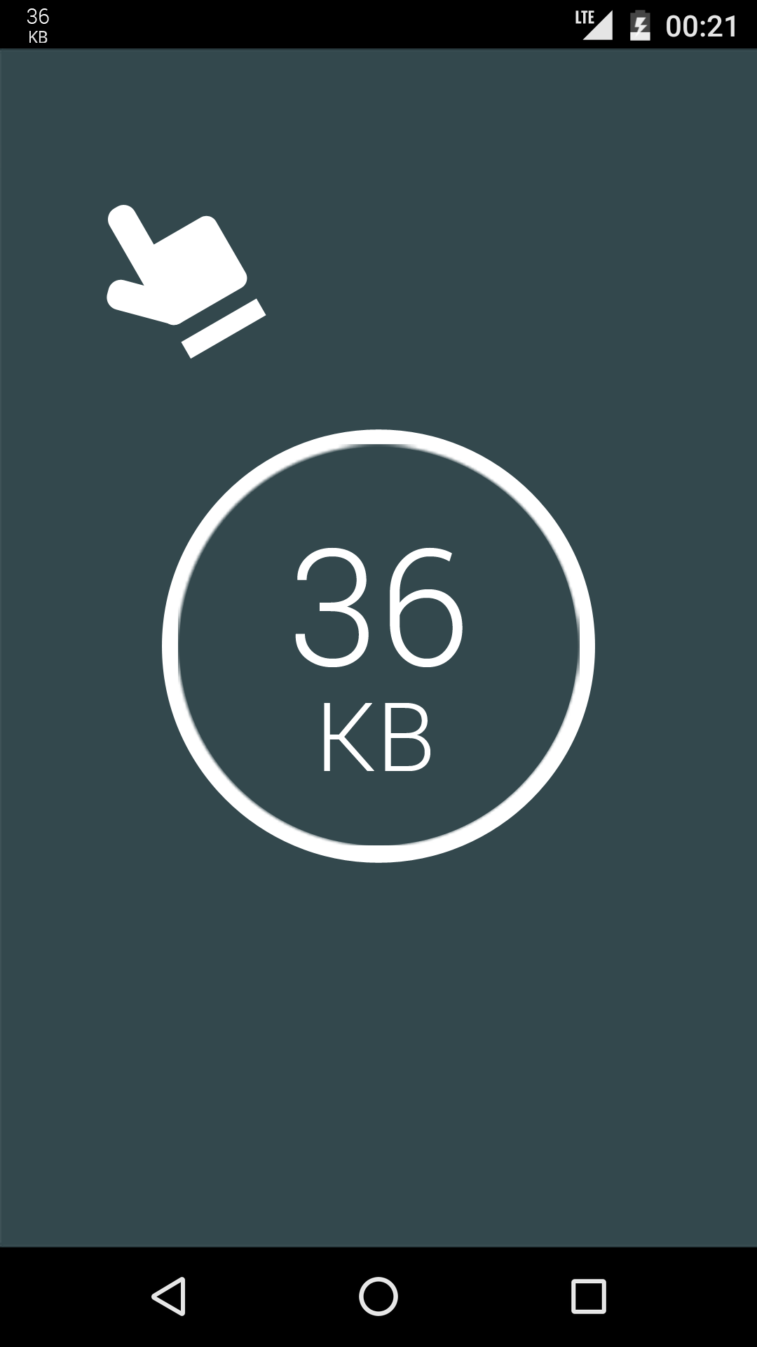 اسکرین شات 1 برنامه Data Monitor: Simple Net-Meter