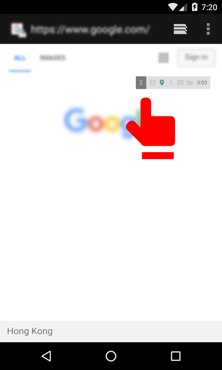 اسکرین شات 2 برنامه Permission Bar: Floating