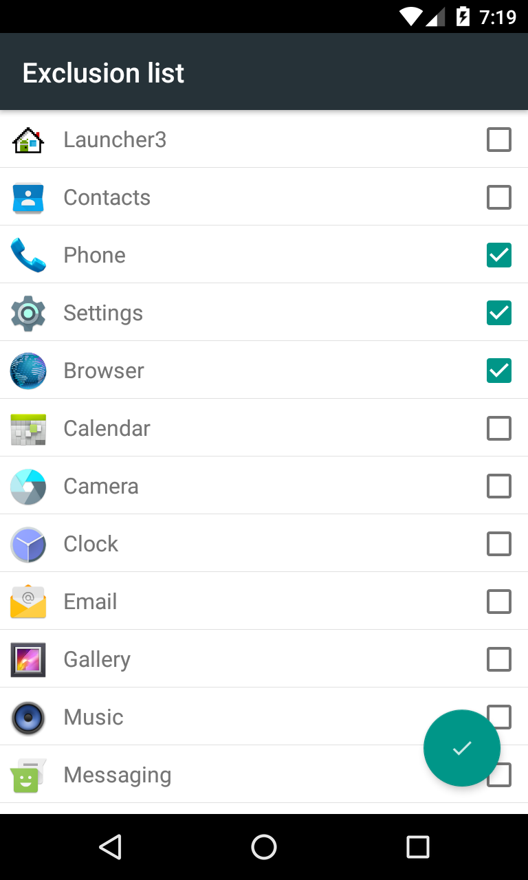 اسکرین شات 3 برنامه Permission Bar: Floating