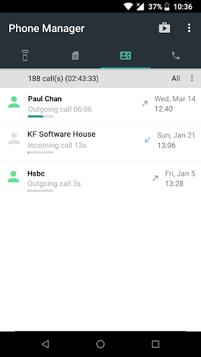 اسکرین شات 4 برنامه Phone Manager: Signal, phone usage & SIM Info