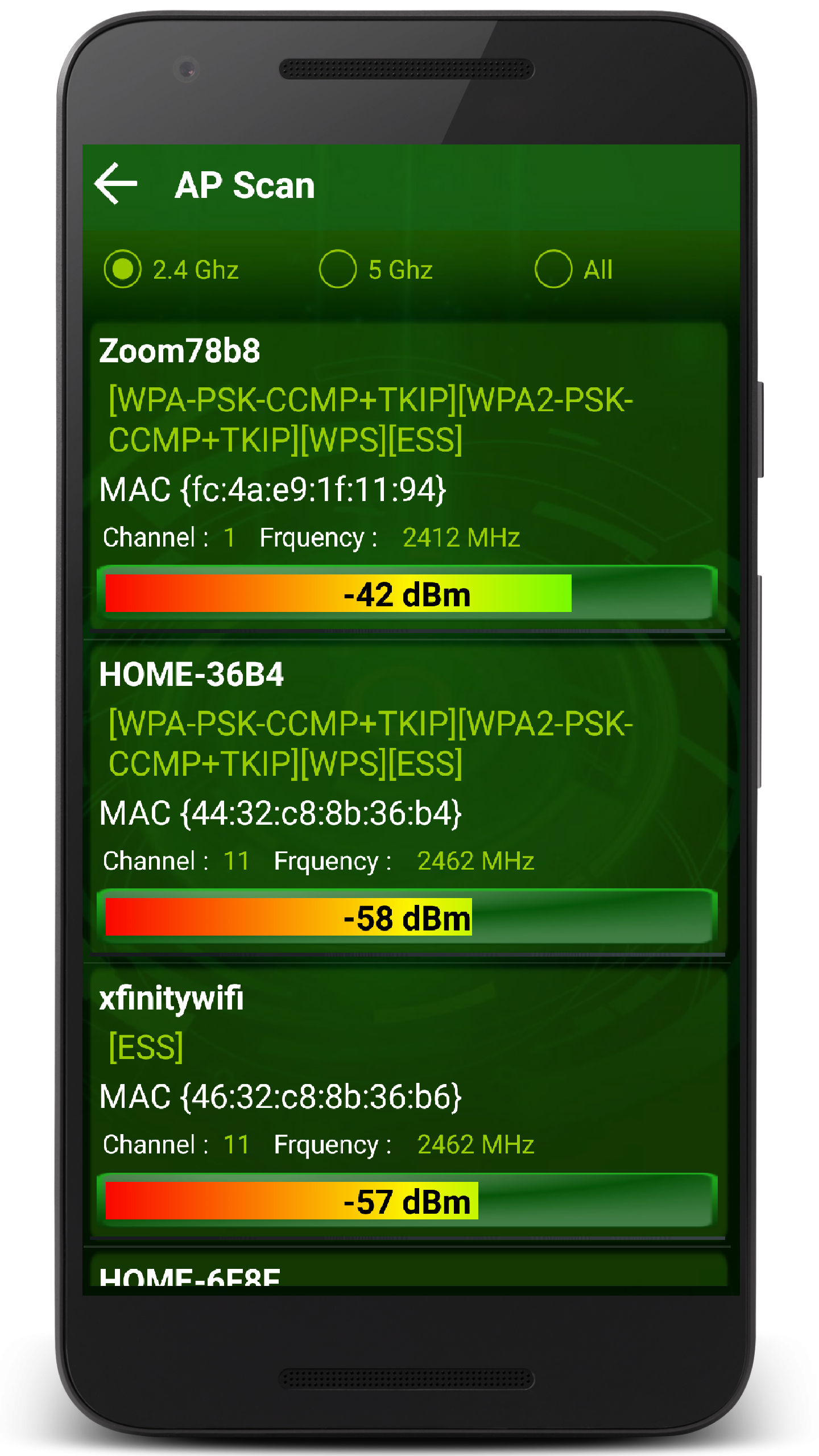 اسکرین شات 3 برنامه Home WiFi Alert