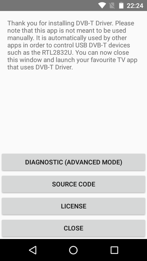 اسکرین شات 1 برنامه DVB-T Driver