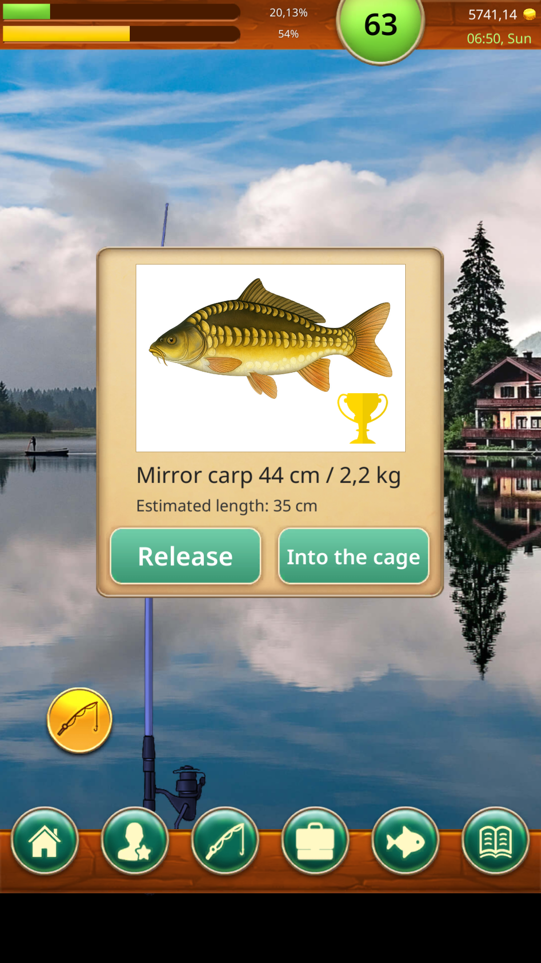 اسکرین شات 5 بازی Fishing Baron - fishing game