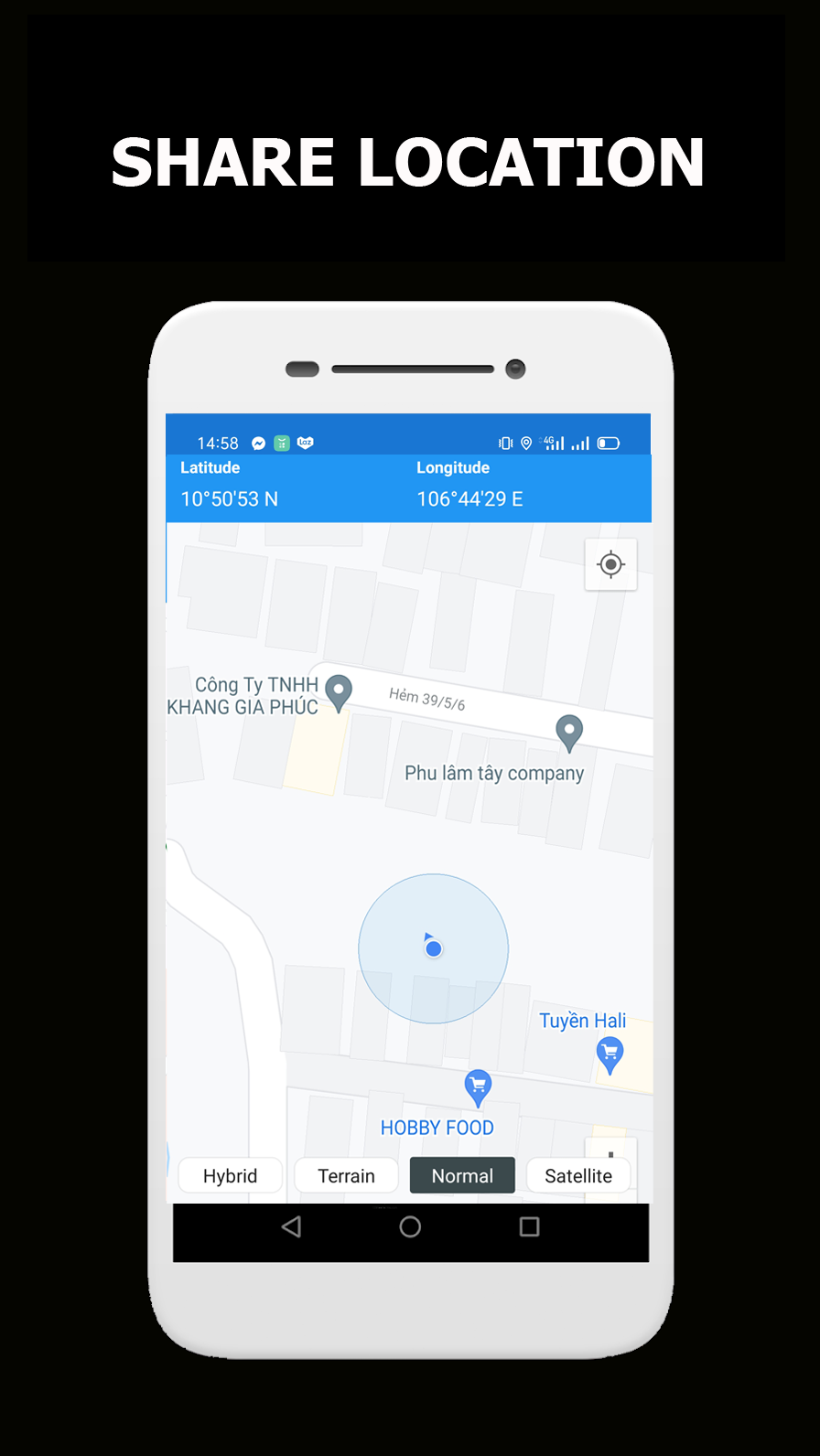 اسکرین شات 3 برنامه Location Map