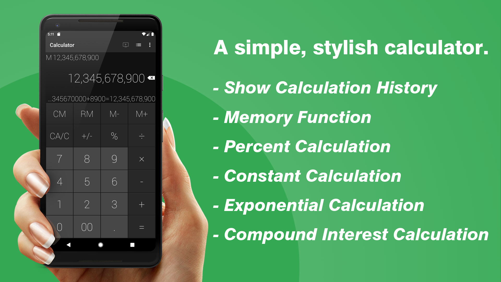اسکرین شات 1 برنامه Calculator - Floating Widget
