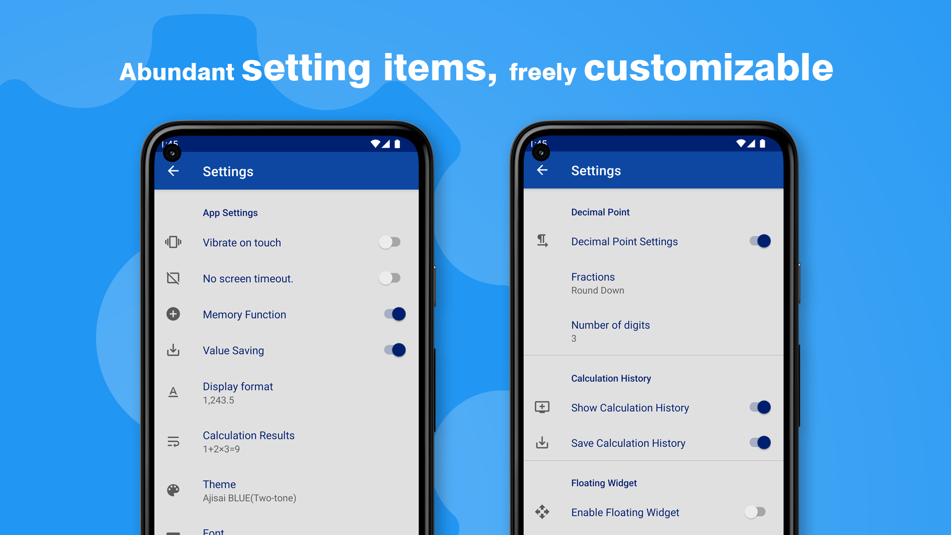 اسکرین شات 4 برنامه Calculator - Floating Widget
