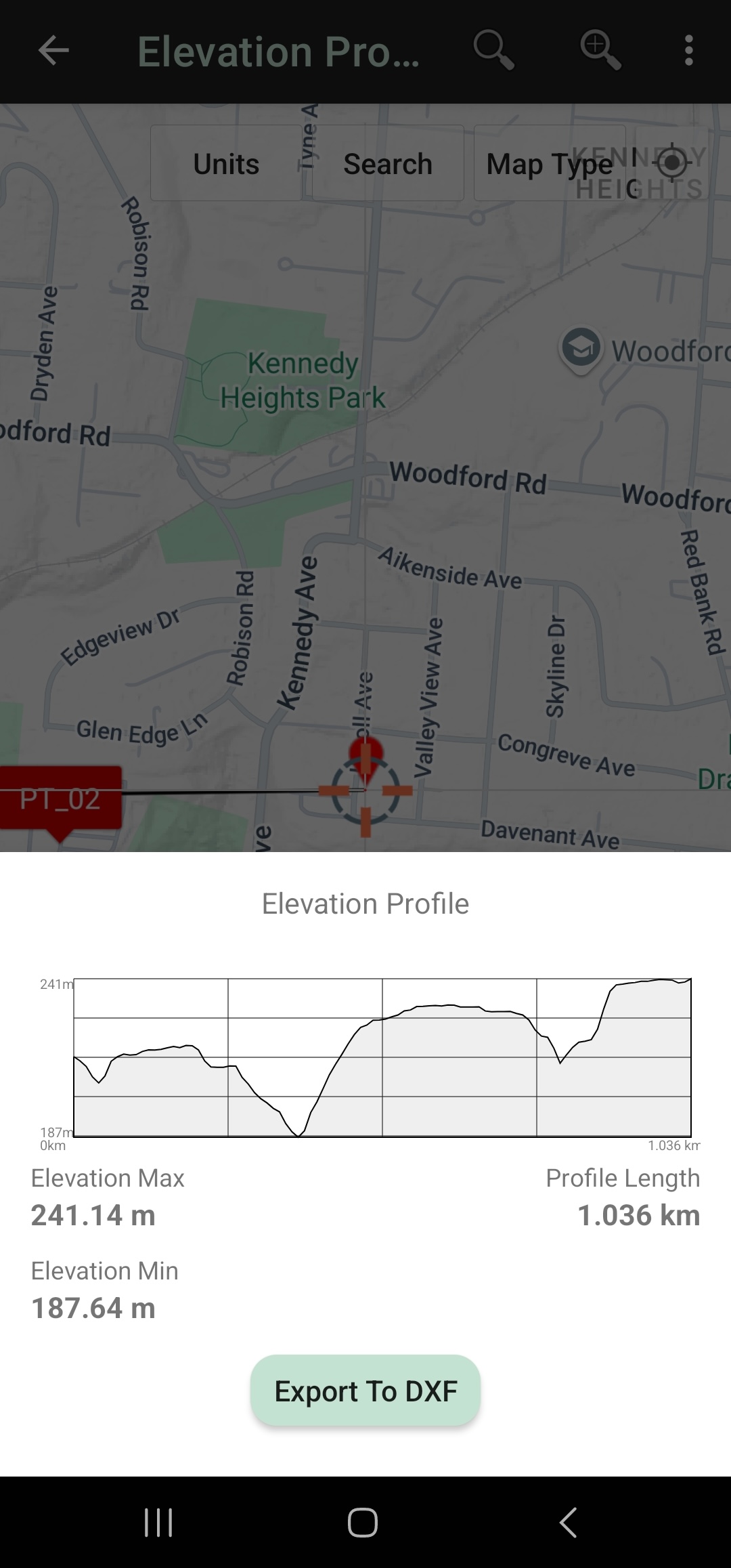 اسکرین شات 7 برنامه UTM Geo Map