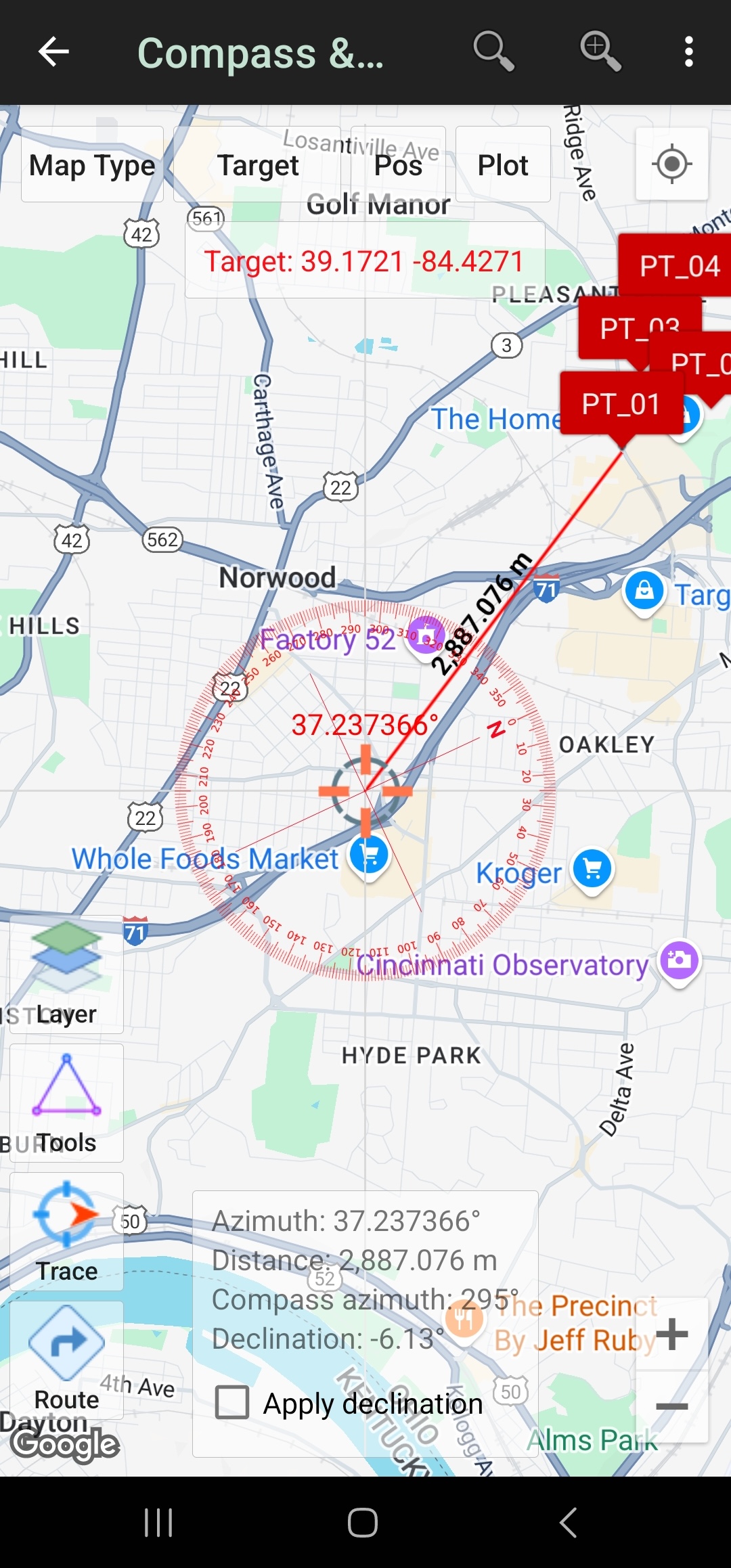 اسکرین شات 6 برنامه UTM Geo Map