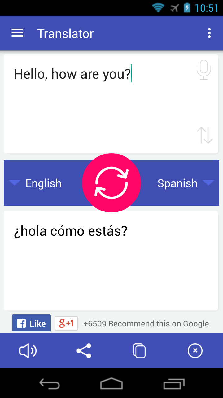 اسکرین شات 3 برنامه Language Translator iGlot