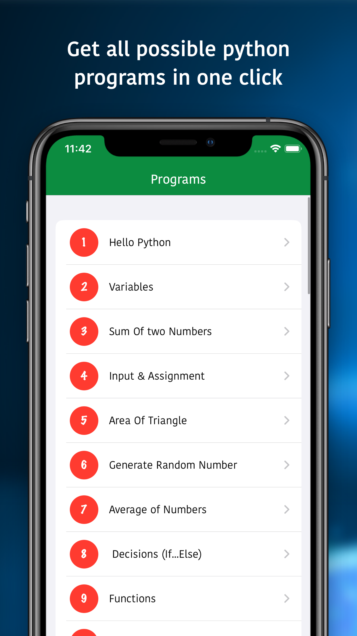 اسکرین شات 6 برنامه Python For Android