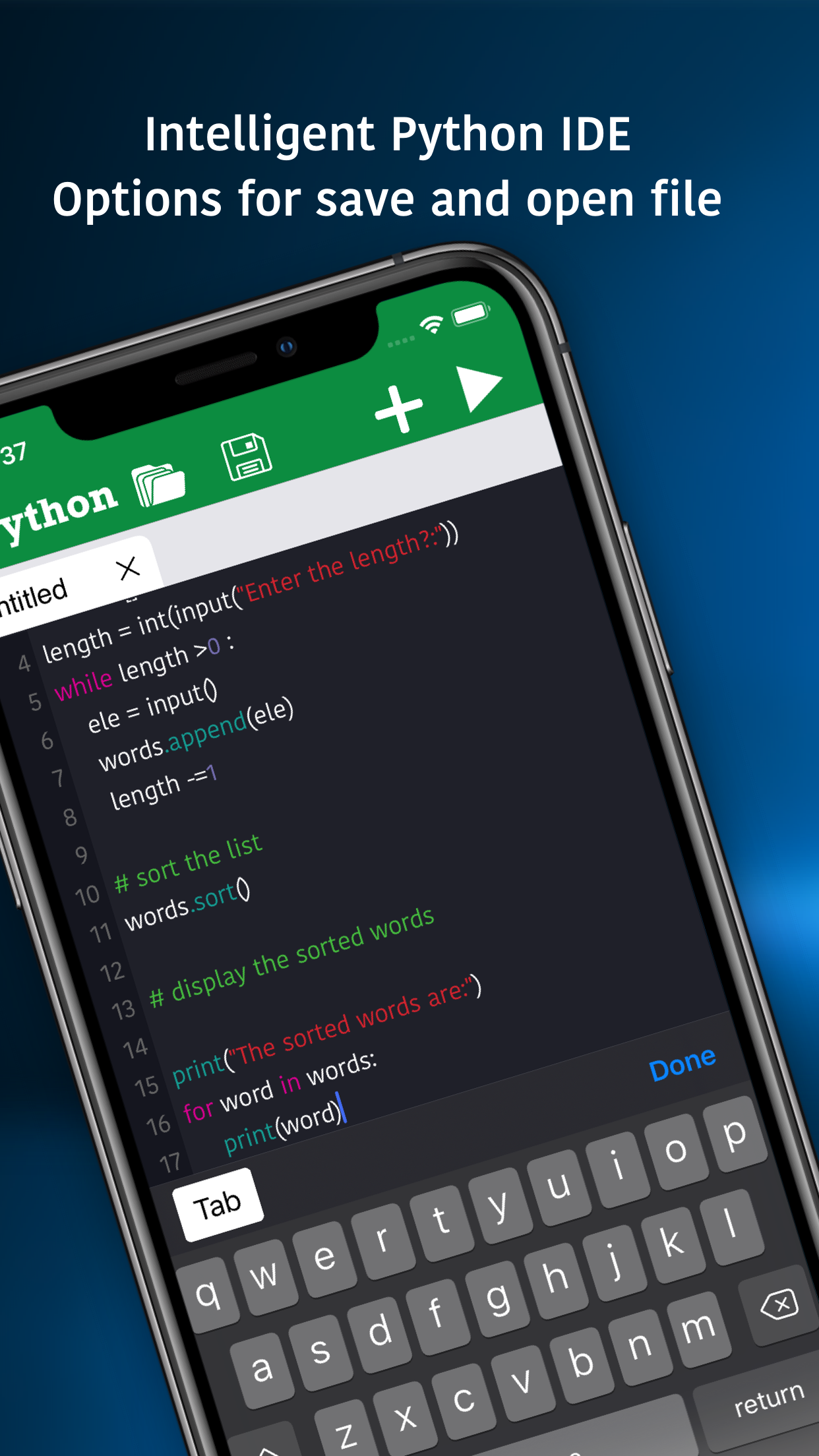 اسکرین شات 2 برنامه Python For Android