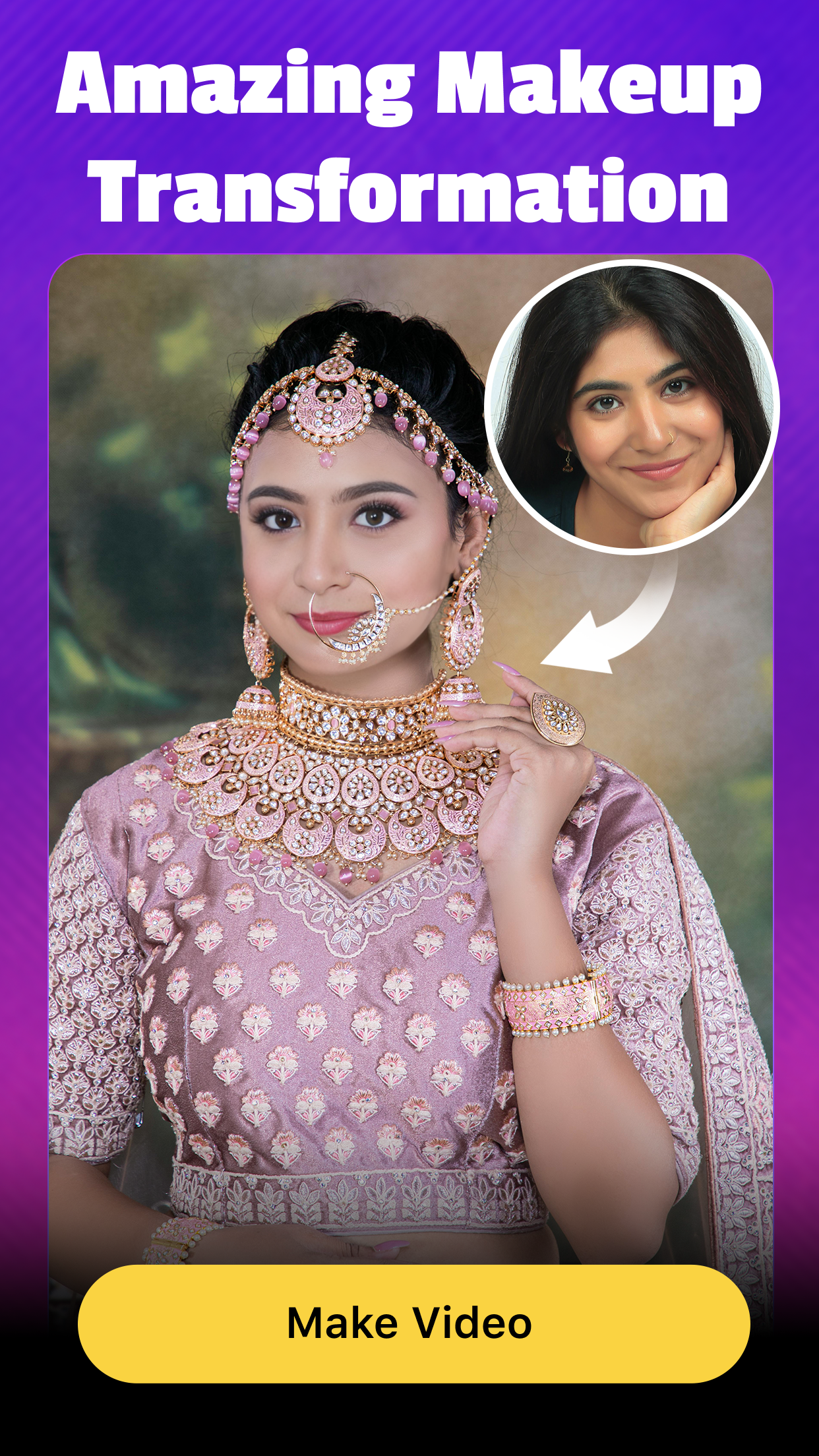 اسکرین شات 6 برنامه Mivo: Face Swap Video Bride