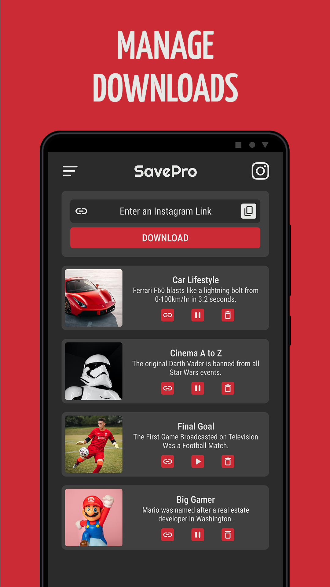 اسکرین شات 4 برنامه Video Downloader & Story Saver
