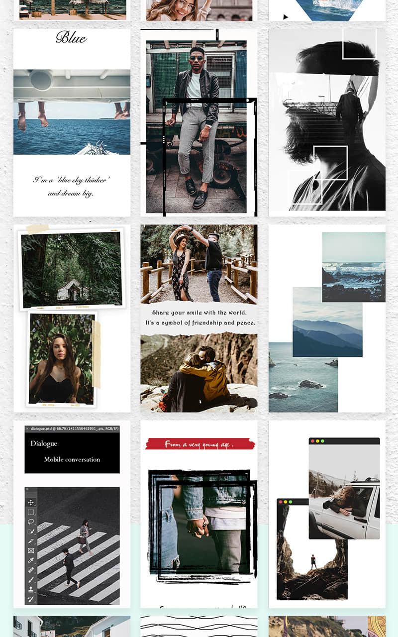 اسکرین شات 1 برنامه Mojito: Insta story art maker