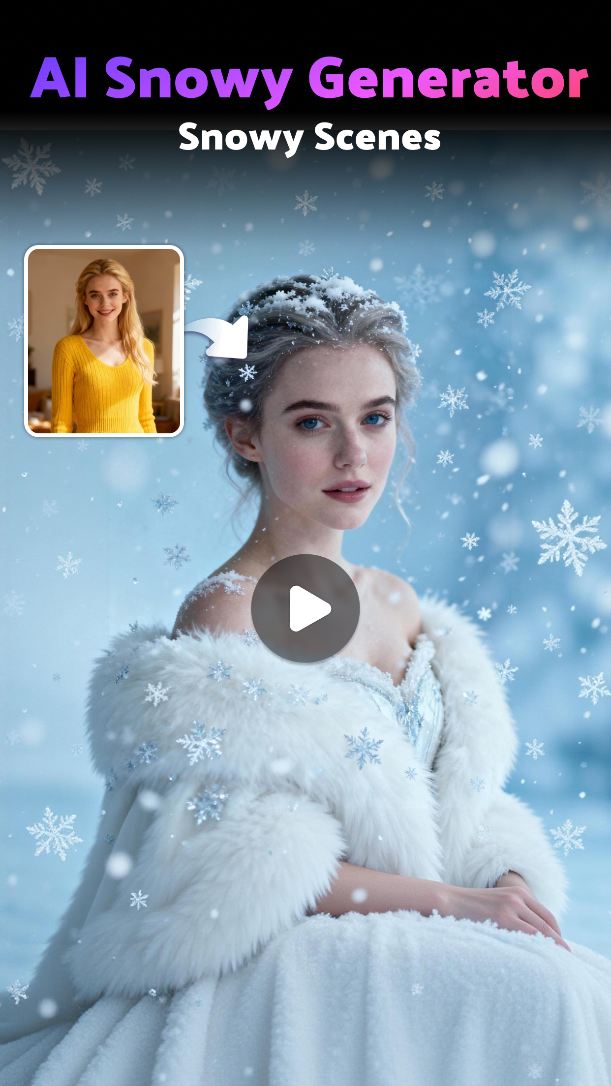 اسکرین شات 2 برنامه Mivi AI: AI Video & Portrait