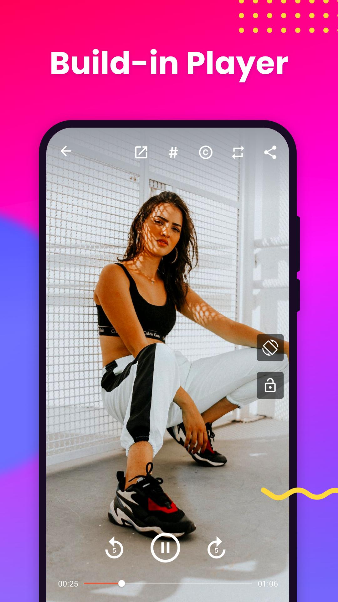 اسکرین شات 3 برنامه Video Downloader for Instagram
