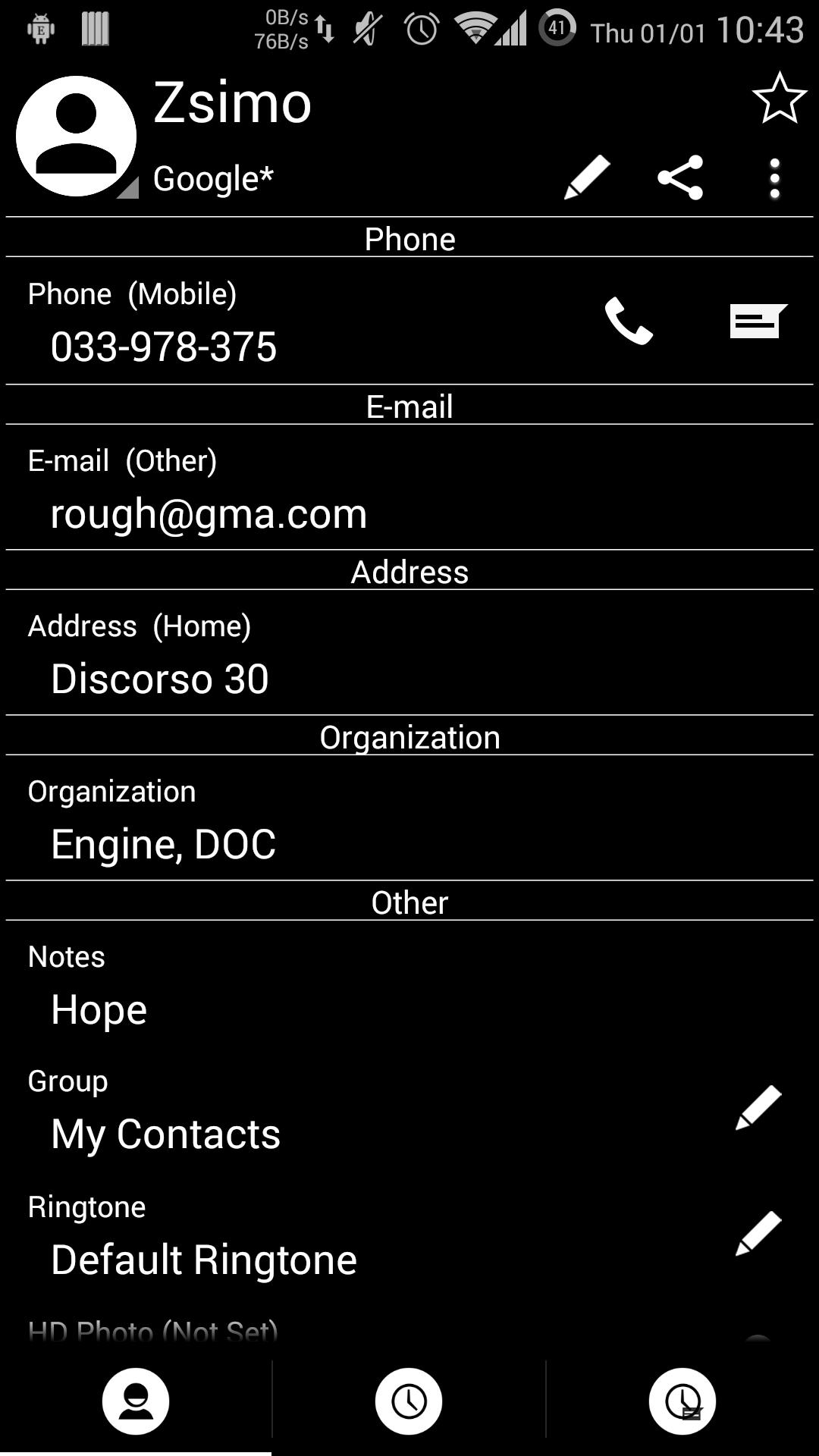 اسکرین شات 6 برنامه Dialer Theme Black White drupe