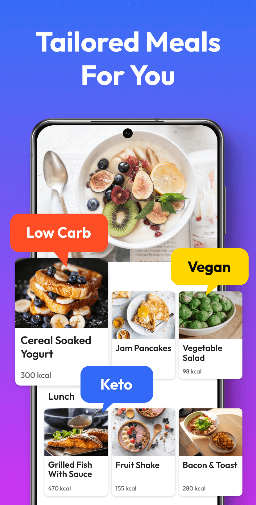 اسکرین شات 4 برنامه Fasting App & Calorie Counter