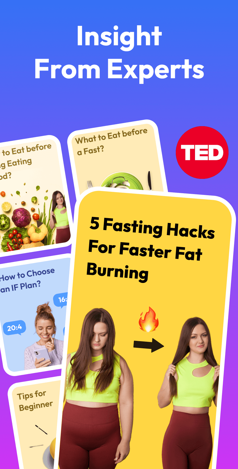 اسکرین شات 7 برنامه Fasting App & Calorie Counter