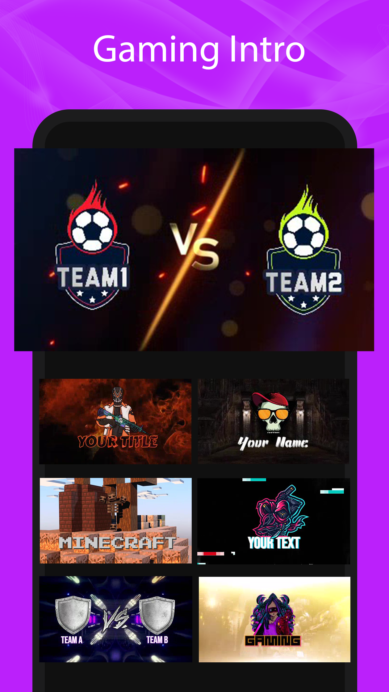 اسکرین شات 5 برنامه Intro Video maker Logo intro